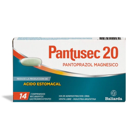 Pantusec 20 Mg 14 Comprimidos