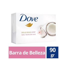 Jabón De Tocador Dove Leche De Coco X90Gr