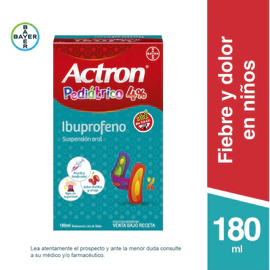 Actron Pediatrico 4% Jarabe 180 Ml