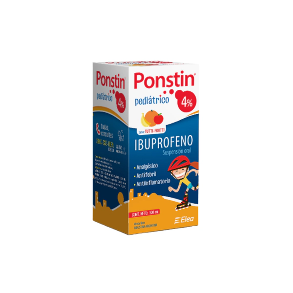 Ibuprofeno Ponstin 4% Suspensión Oral X100ml