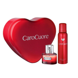 Set Caro Cuore EDT + Desodorante 123 ml