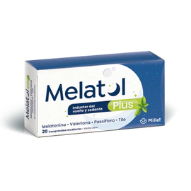 Melatol Plus Inductor De Sueño 20 Comprimidos