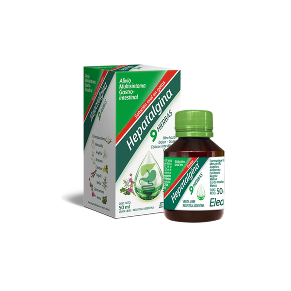 Gotas Hepatalgina 9 Hierbas X50 ml