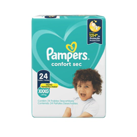 Pañales Pampers Confort Sec Talle XXXG 24 Unidades