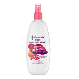 Spray Para Peinar Johnson Baby Gotas De Brillo 200Cc