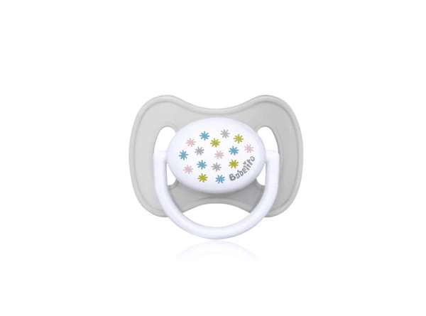 Chupete Tetina De Silicona Simétrico Talle 3 Gris