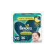 Pañales Pampers BabyDry Talle XG 36 Un