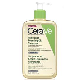 Cerave Hydrating Foaming Oil Cleanser Aceite Limpiador 473 Ml