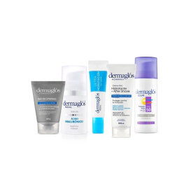 Dermaglós Rutina Facial Cuidado Completo Hombres
