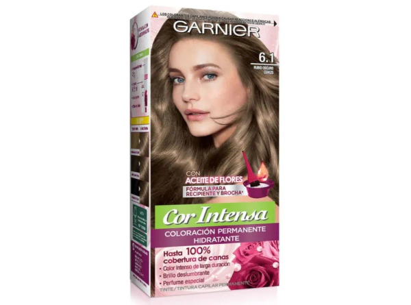 Kit Tintura Permanente Cor Intensa Tono 6.1