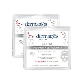 Pack 2 Dermaglós Ultra Volumen + Estructura Máscara De Tela