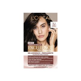 Kit Tintura Excellence Sin Amoníaco Tono 1U Negro Universal