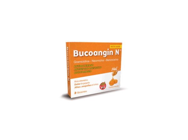 Bucoangin N Caramelos Antibioticos Para La Garganta Sabor Miel 9 Un