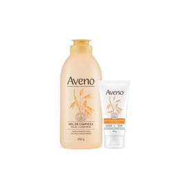 Kit Cuidado Facial Aveno Para Piel Sensible Mixta