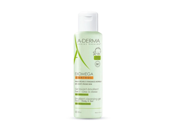 Gel de Limpieza 2 en 1 A-derma Exomega Control Pieles Atópicas 500ml