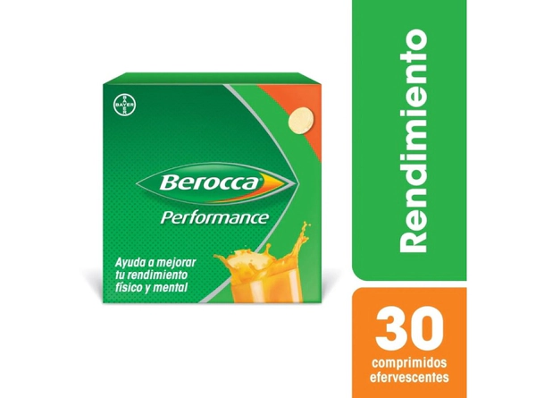 Berocca Suplemento Vitamínico x 30 Cmp Performance Efervescente