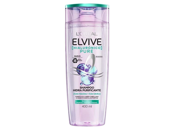 Elvive Shampoo Hialuronico Pure 400 ml
