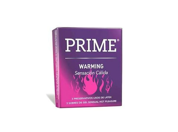 Prime - Preservativo Warming Sens Calida X 3Unid