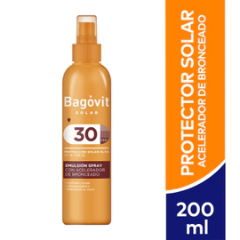Acelerador De Bronceado Bagóvit Solar Fps30 Spray 200 Ml