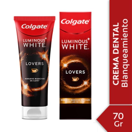 Pasta Dental Colgate Luminous White Lovers Café 70 Gr