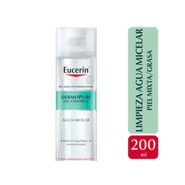 Agua Micelar Eucerin Dermopure Oil Control X200Ml