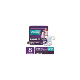 Pañal Adulto Plenitud Protect Extra Grande X8Un