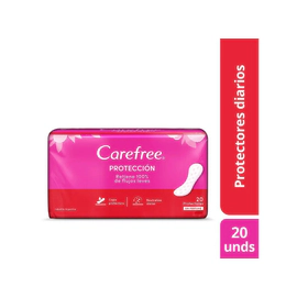 Protectores Diarios Carefree Original Sin Perfume X20Un