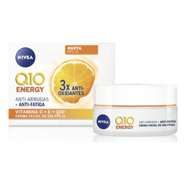 Crema Antiarrugas Nivea Q10 Energy+Vitamina C Y E Fps15 X50Ml