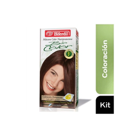 Coloración Bio Kit 5.7 Castaño Claro Chocolate Biferdil