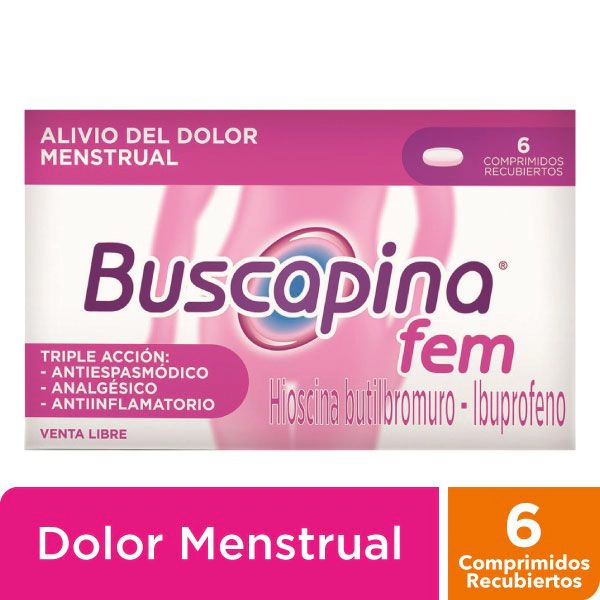 Buscapina Fem Antiespasmódico x 6