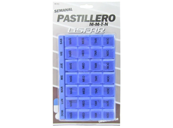 Lisfar Pastillero Semanal M-M-T-N