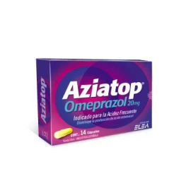 Aziatop 20 Mg Antiácido 14 Capsulas | Siempre Farmacias