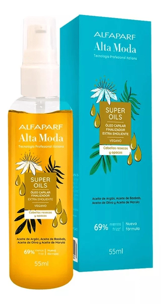 Aceite Capilar Vegano Alfaparf Alta Moda Super Oils Argán 55ml