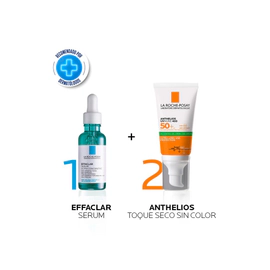 Combo Serum Effaclar + Toque Seco Sin Color De La Roche Posay