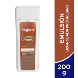 Emulsión Hidratante Autobronceante Bagóvit A 200 Gr
