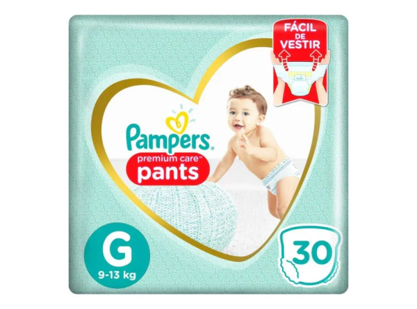 Pañales Pampers Premium Pants Grande 30 Un