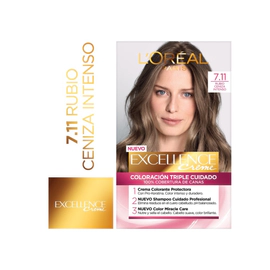 Coloración Excellence 7.11 Rubio Ceniza Profundo
