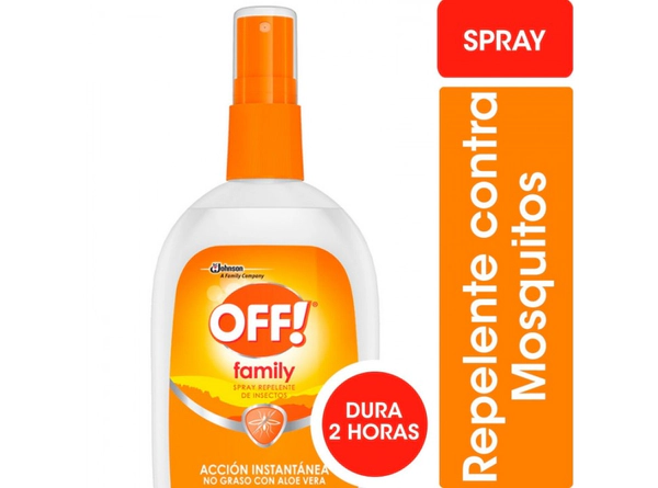 Repelente Para Mosquitos Off Spray Family Active x200cc