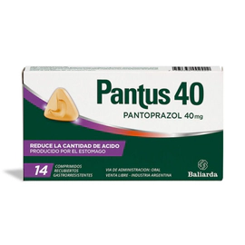 Pantus 40 Mg 14 Comprimidos