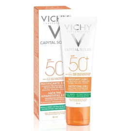 Protector Solar Vichy Capital Soleil Fps 50 Matificante 3 En 1  50 Ml