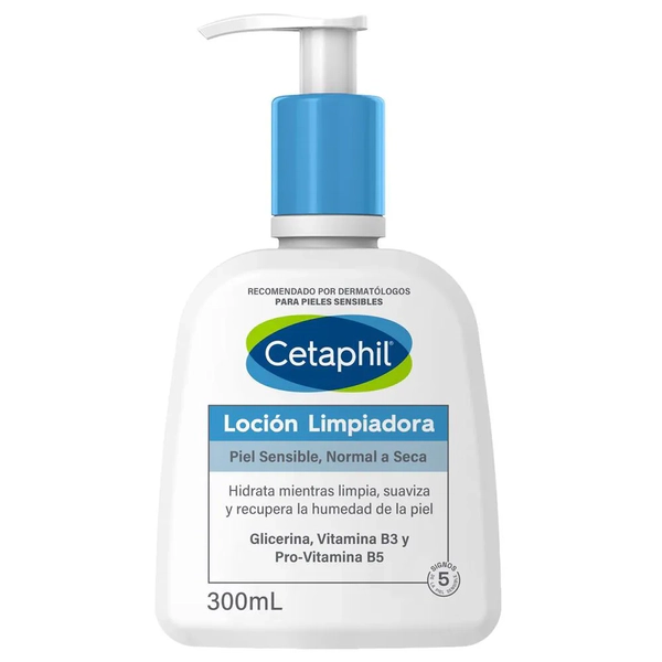Locion Limpiadora Cetaphil Para Piel Sensible, Normal a Seca