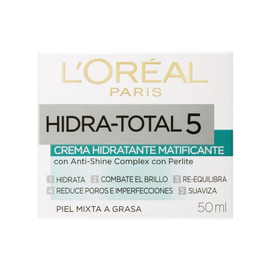 Crema Matificante L´Oréal Paris Hidra Total 5 X 50Ml