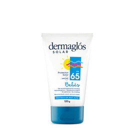 Protector Solar Bebés Dermaglós Fps65 Crema X120G