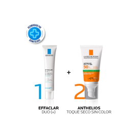 Combo Effaclar Duo + Toque Seco Sin Color De La Roche Posay
