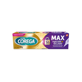 Ultra Corega Max Crema Adhesiva Sin Sabor P/Prótesis Dentales 40G