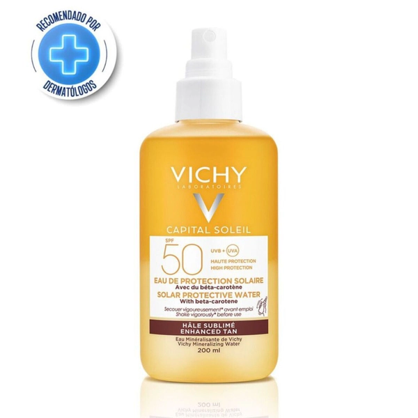 Capital Soleil Fps50 Agua Realza El Bronceado x 200 Ml