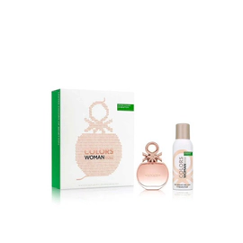 Set Edt Benetton Colors Rose Her + Body Lotion X80Ml