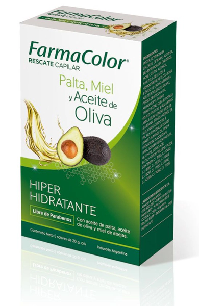 Rescate capilar palta oliva (5 sobres)
