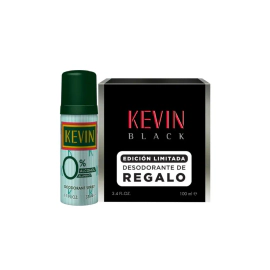Set Kevin Edt Black 100 Ml + Desodorante 33 Ml
