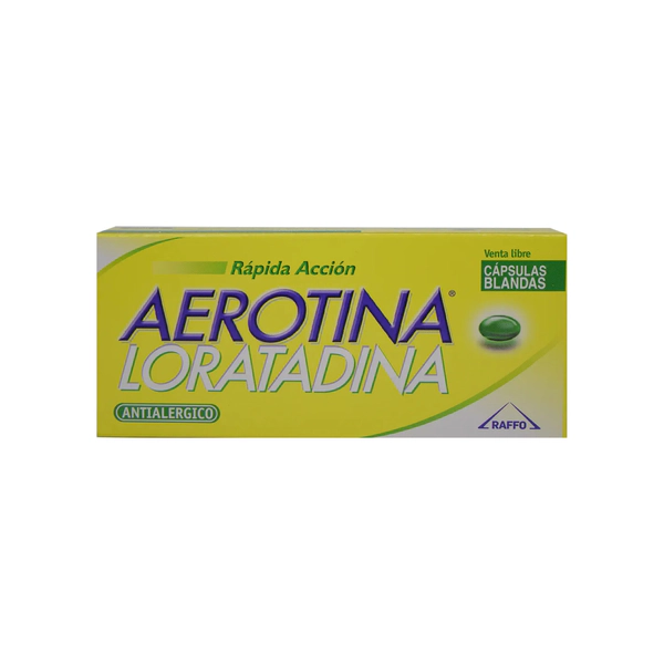 Aerotina Loratadina X7 Cápsulas